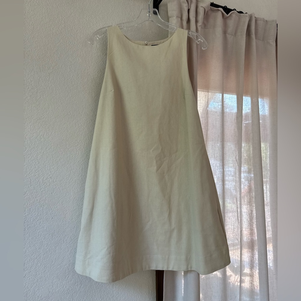 Cream midi dress NWT